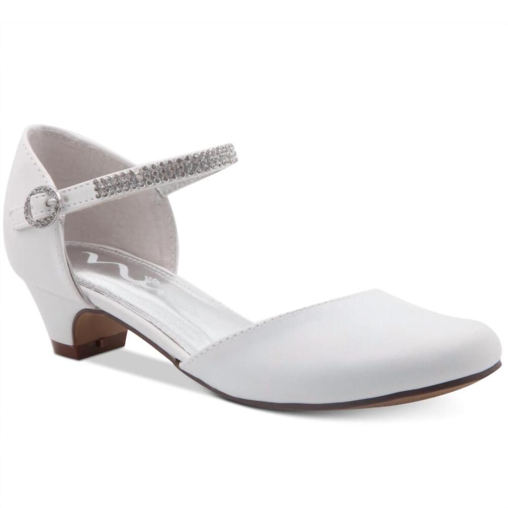 NEW NINA girl's cera sandals in white